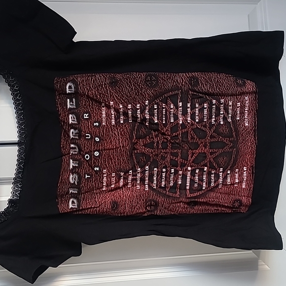 Vintage Custom Disturbed Rock Concert T-Shirt - Medium - Picture 4 of 5
